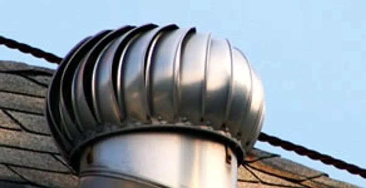attic fan installation services with professionally installed roof ventilation unit in Modesto, CA