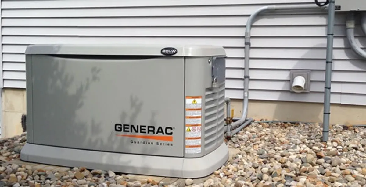 generator installation service featuring outdoor standby generator setup by licensed electricians in Modesto, CA