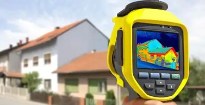 home energy audit service performing exterior thermal inspection to identify energy loss in Modesto, CA