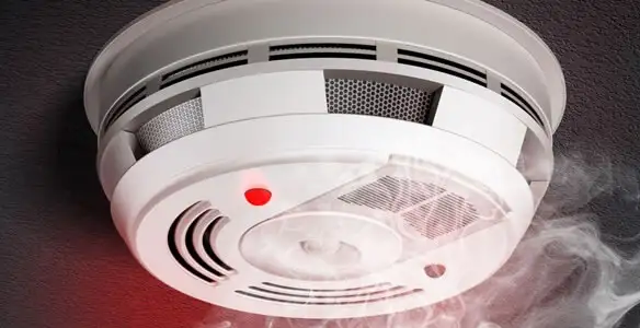 Installed smoke detector providing reliable fire detection in Modesto, CA