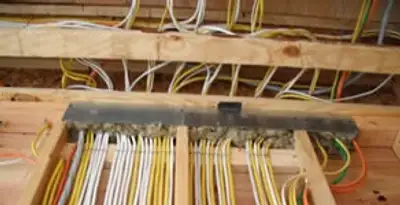 new construction wiring services with organized electrical rough-in performed by licensed electricians in Modesto, CA