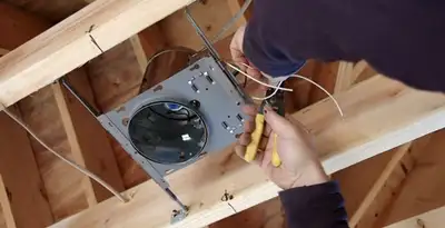 Professional recessed lighting installation with electrical wiring by licensed electricians in Modesto, CA