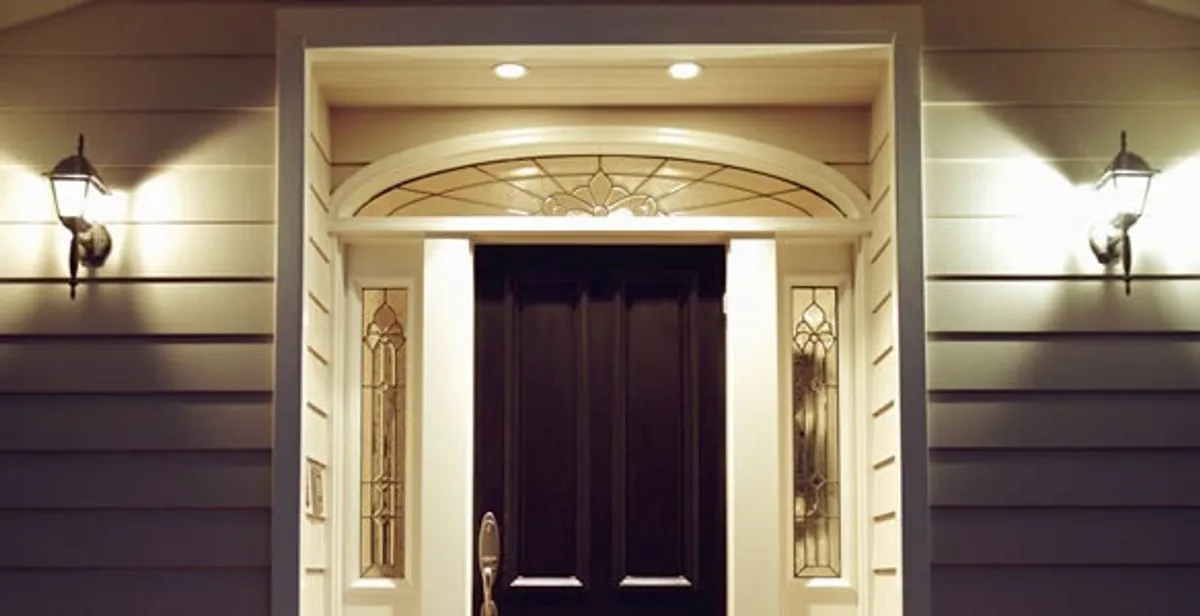 security light installation services with professionally installed entryway lighting in Modesto, CA