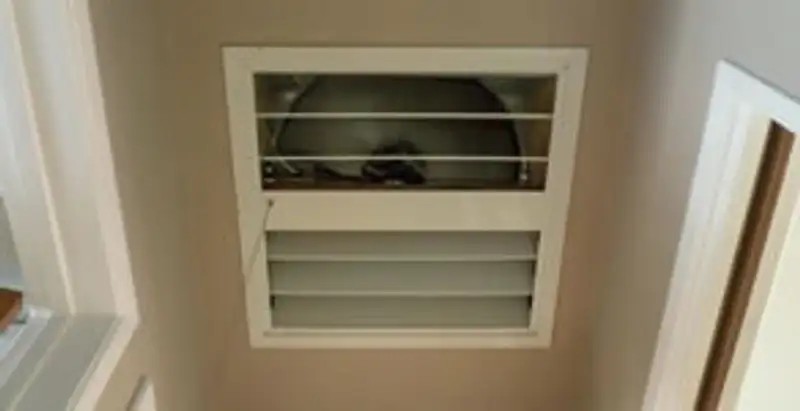 whole house fan installation services with ceiling-mounted ventilation system in Modesto, CA